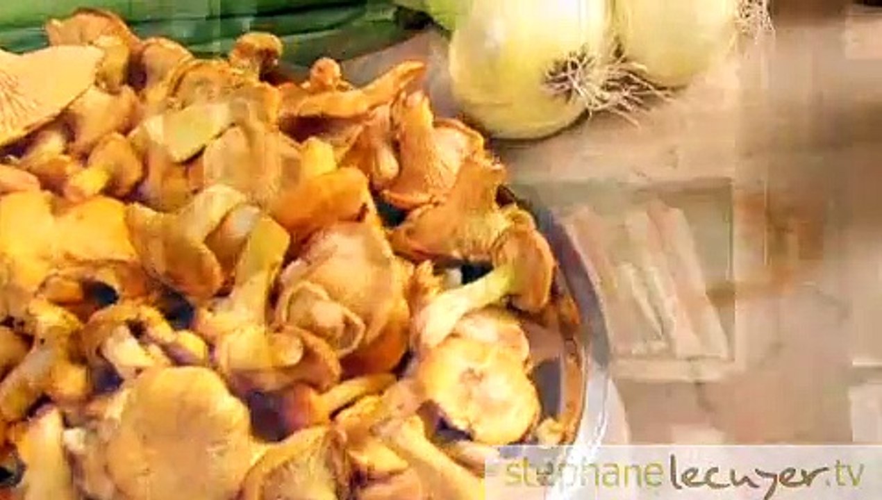 Pâtes aux chanterelles (girolles) Vidéo Dailymotion
