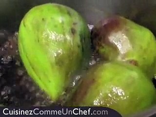 Dessert de chef : figues rôties au miel