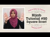 Hijab Tutorial (Paris Segiempat / Square Scarf) - Natasha Farani #50