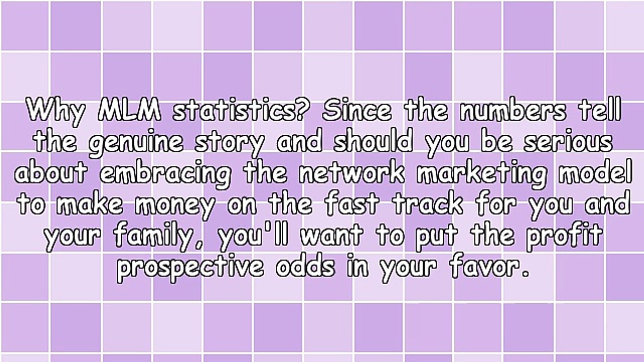 MLM Statistics Tell The True Story