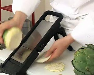 Chips d'artichaut et saumon fumé