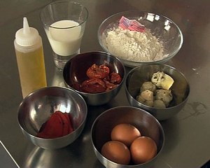 Petits cakes aux légumes confits et Tomme de Savoie