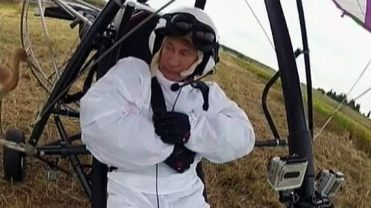 Poutine vole avec des grues