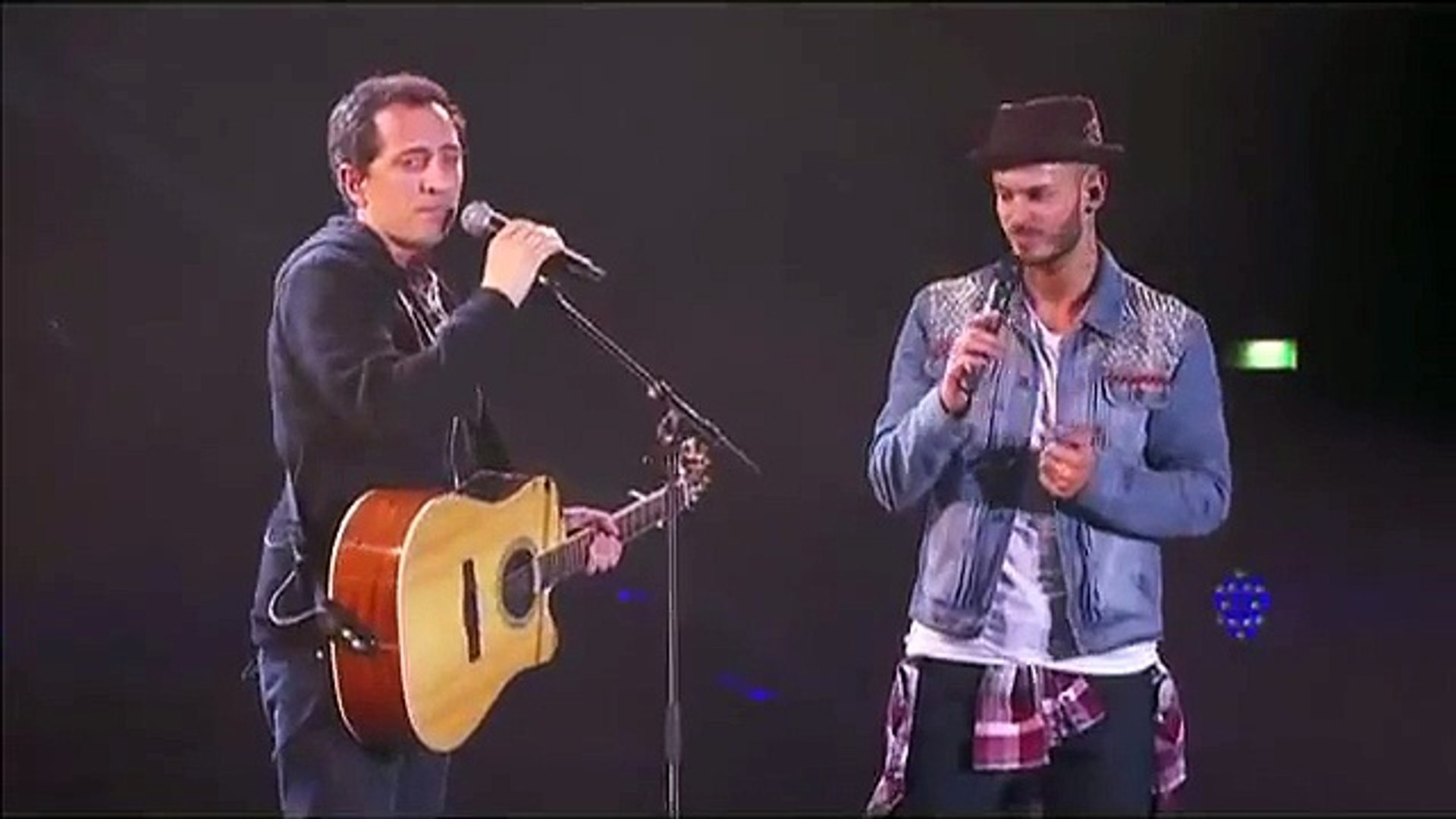 Gad Elmaleh Sincruste Au Concert De M Pokora