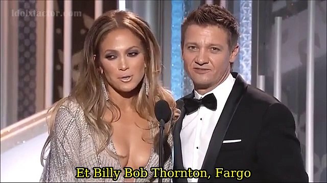 La petite blague de Jeremy Renner sur les globes de Jennifer Lopez