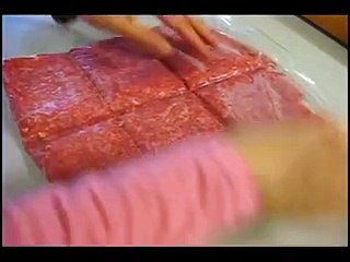 She Rolls Her Ground Meat Flat In A Freezer Bag. WHY