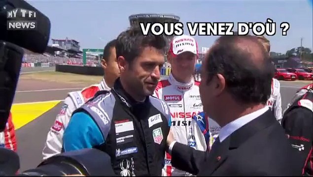 24H du Mans : François Hollande rencontre Patrick Dempsey... et ne le reconnaît pas !