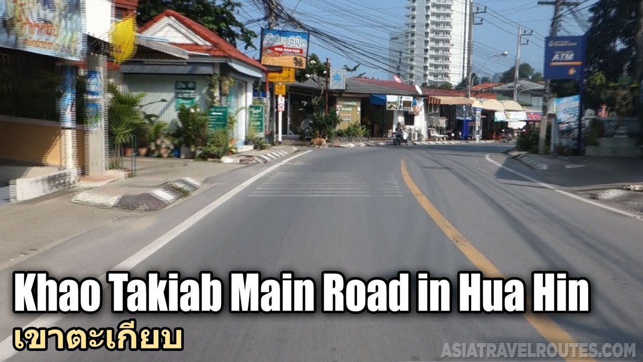 Khao Takiab Main Road in Hua Hin