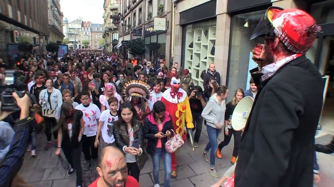 Une "Zombie Walk" dans les rues de Strasbourg