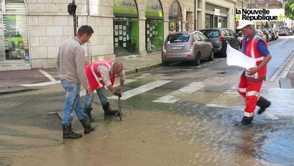 VIDEO. Blois : grosse inondation rue Denis-Papin