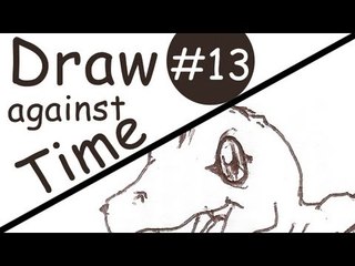 Agumon in 4 minutes - Draw Against Time #13
