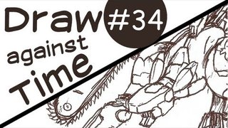 Bladewolf from Metal Gear Rising Revengence in 23 Minutes (Timelapsed to 16) - Draw Against Time #34