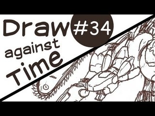 Bladewolf from Metal Gear Rising Revengence in 23 Minutes (Timelapsed to 16) - Draw Against Time #34