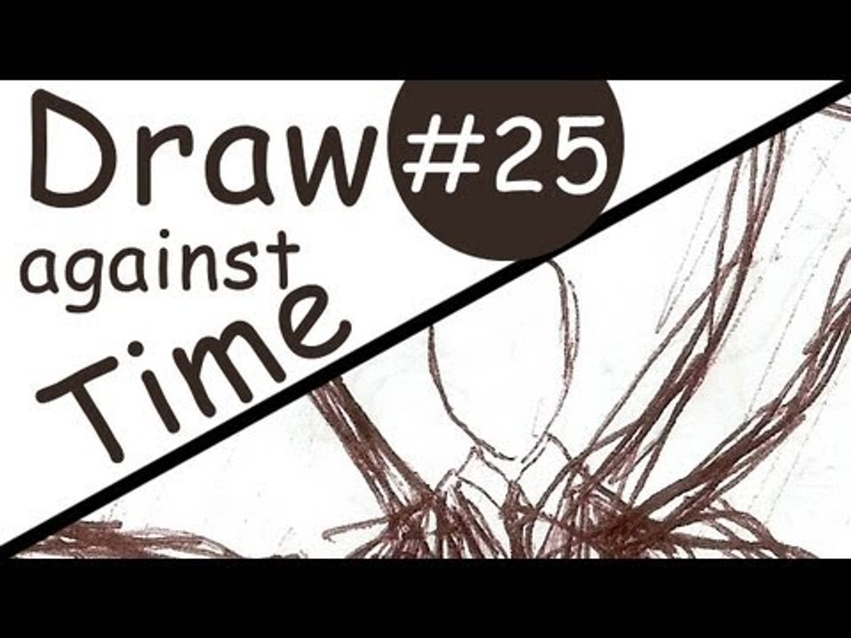 Slender man in 3 Minutes - Draw Against Time #25