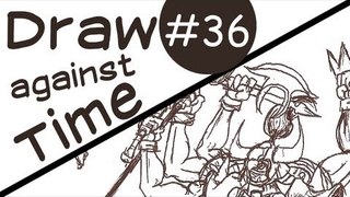 Gilgamesh from Final Fantasy V in 24 Minutes (Timelapsed to 14) - Draw Against Time #36