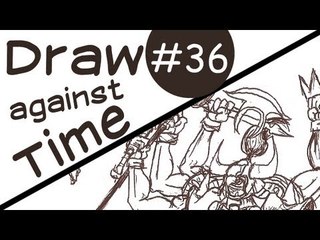 Gilgamesh from Final Fantasy V in 24 Minutes (Timelapsed to 14) - Draw Against Time #36
