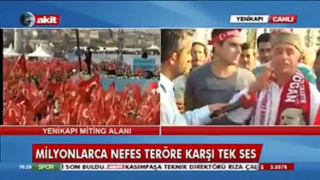 Yenikapı'da bir Oflu öyle şeyler söyledi ki...
