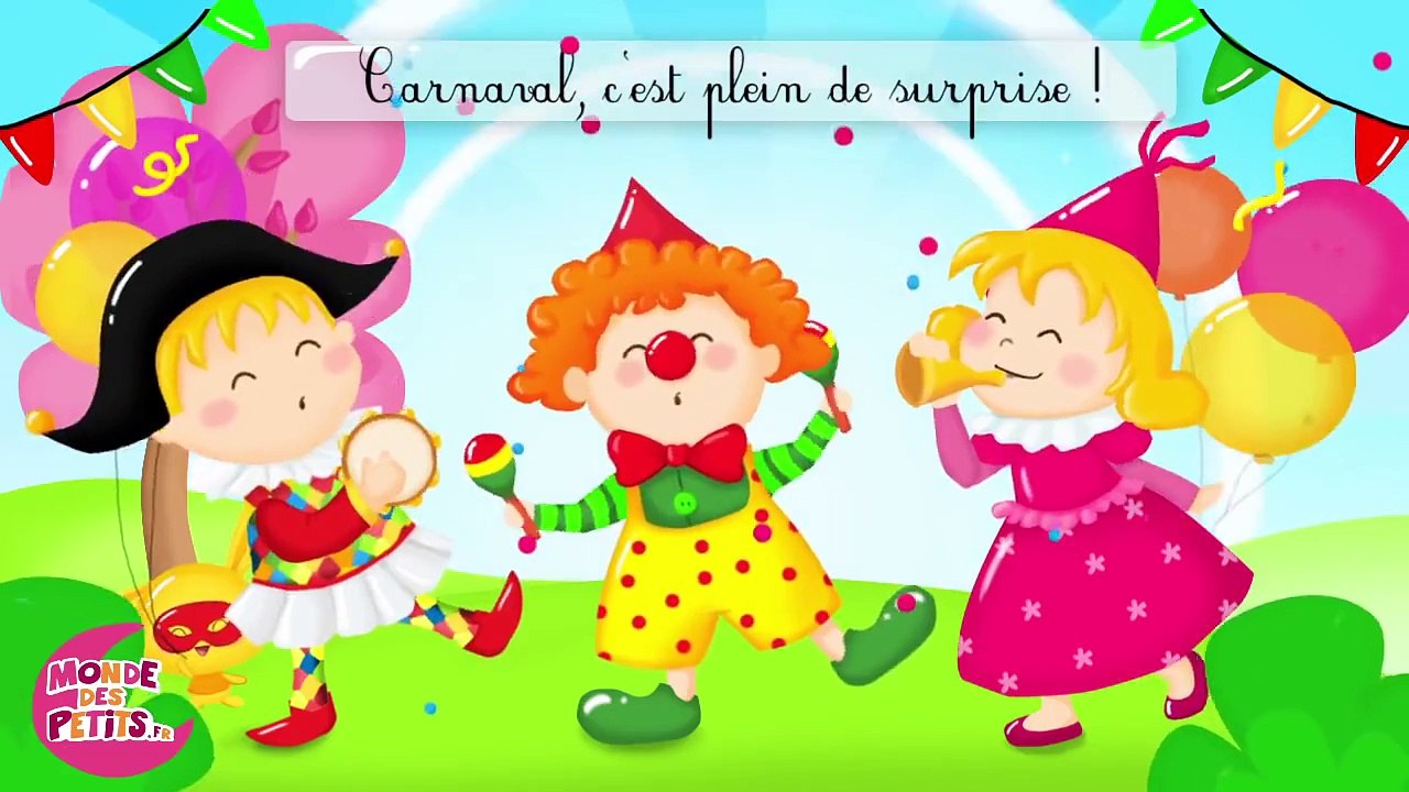 La chanson du carnaval - Mardi gras - Comptine pour enfants