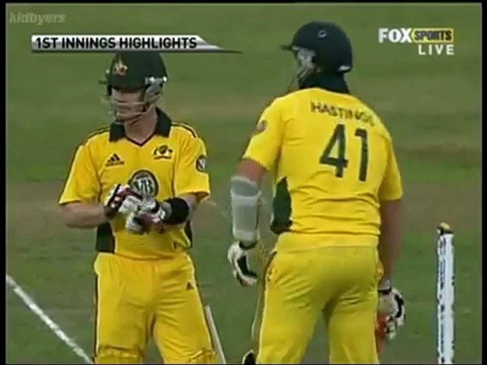 Lasith Malinga's 3rd Hat-Trick in ODI Cricket vs Australia 2011 HQ