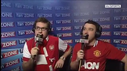 Arsenal Vs Manchester United 1-2 - FanZone Highlights - January 22 2012 - [High Quality]