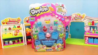 DisneyCarToys Shopkins Ultra Rare FROZEN Surprise 12 Pack Collecting SHOPKINS at Small Mall & Bakery