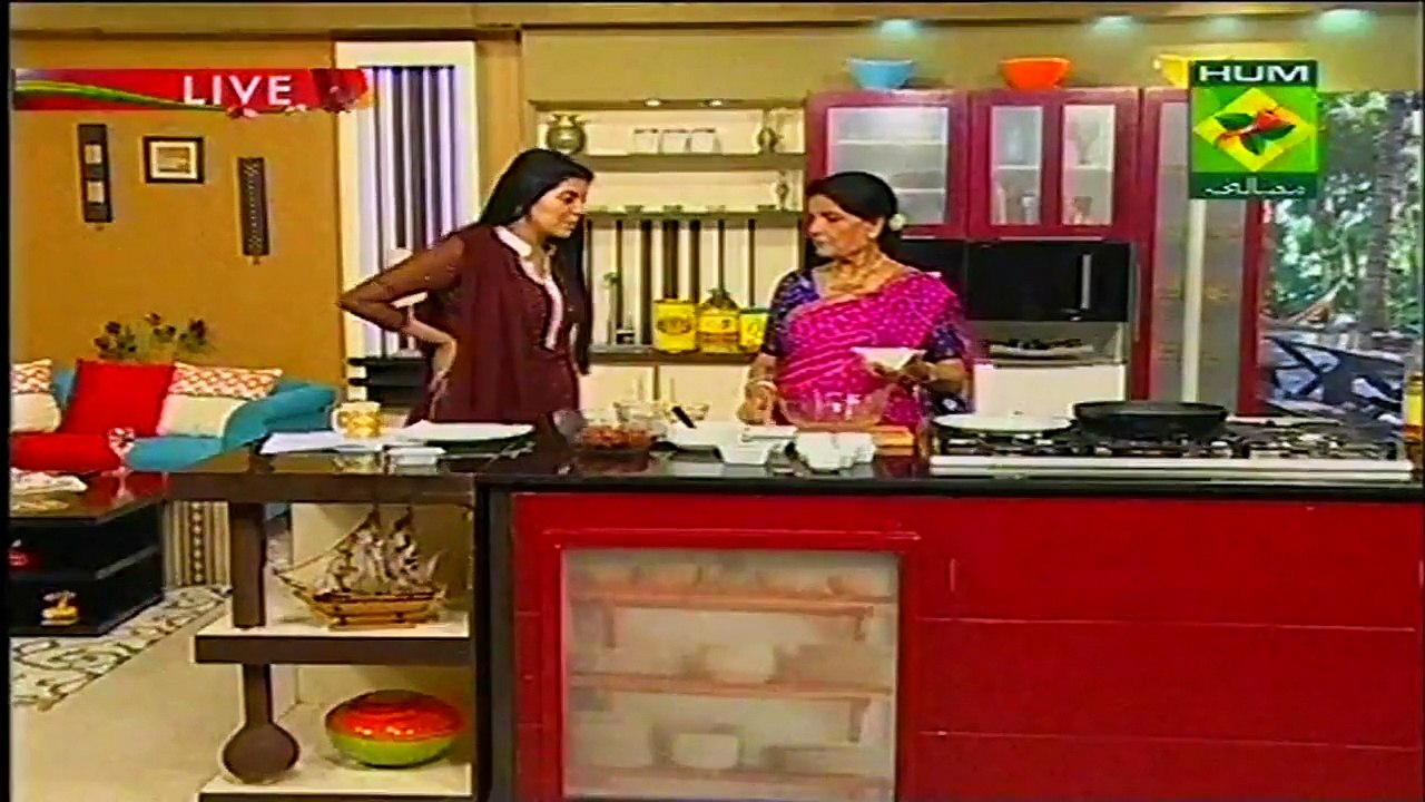 Maghaz kabab with till Recipes Urdu and English in Handi by Chef Zubaida Tariq Masala TV food 15 September 2015