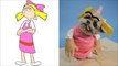 Marnie the Dog imitates your favorite cartoon characters