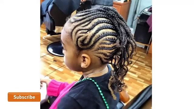 Cute Black Braided Hairstyles for Little Girls