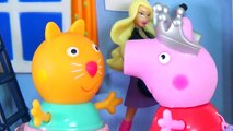 Peppa Pig e Candy Fazendo Ballet em Português. Peppa Ballet Bag Toys Juguetes Brinquedos