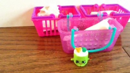 Surprise shopkins opening homemade blind baskets