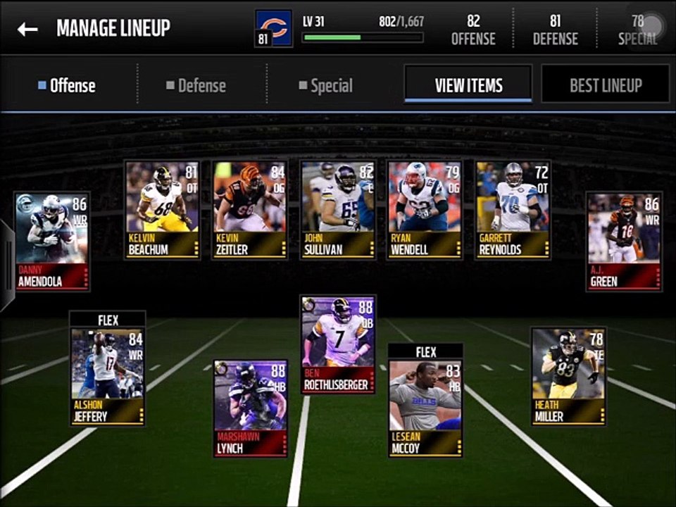 Road To The Ring. LynchTeriBerger Nfl Mobile