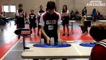 New cup stacking world record! (People are Awesome)