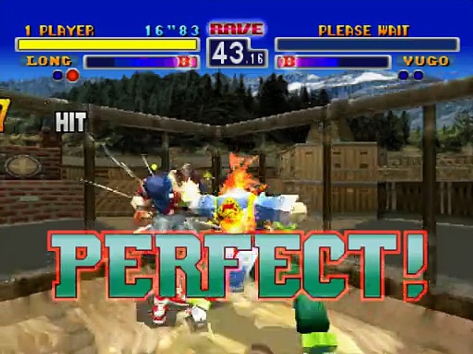 Retroarch Mednafen PSX Bloody Roar Jap Test