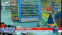 Store Clerk Uses Baseball Bat To Fend Off Robber With Knife