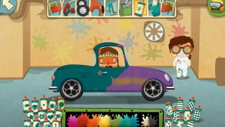 Cartoons for Kids - Fun Apps for Children - HAPPY GARAGE! Car Repair & Racetrack Vehicles & Machines [Full Episode]