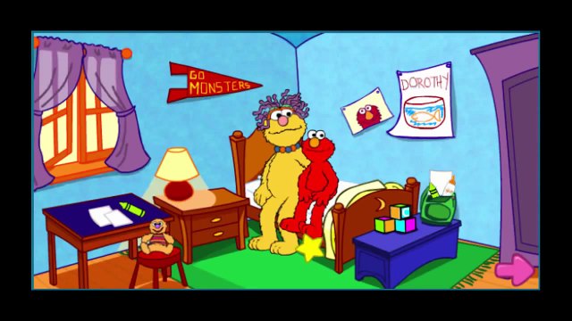 Sesame Street Elmos World Books Cartoon Animation PBS Kids Game Play Walkthrough