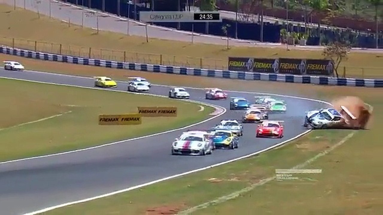 Acidente com Pedro Piquet de Vários Ângulos