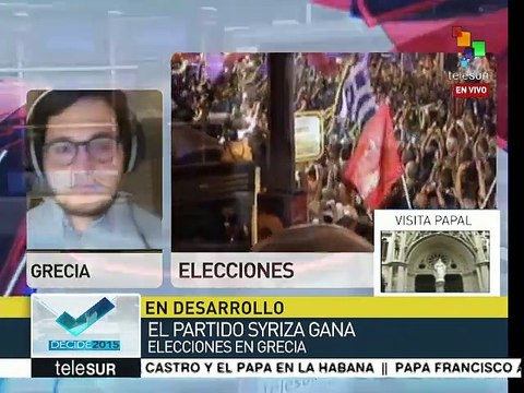 Manuel Munevar: Con comicios Tsipras eliminó oposición en Syriza