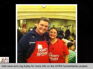 Bowery Mission Receive Tribute & Health Assistance by Charles Myrick of ACRX