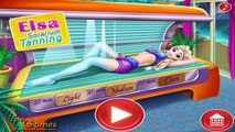 Frozen Elsa Solarium Tanning Time Funny Baby Games For Girls