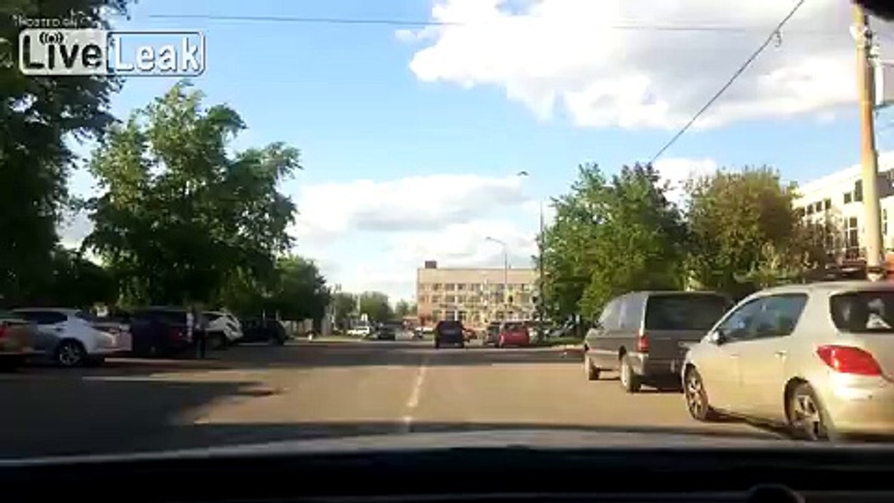 Standing on a motorcycle