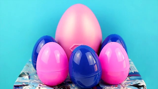 Surprise Eggs Peppa Pig Toys! Littlest Pet Shop, Shopkins, Minions, Playmobil figure