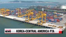 Korea, Central American nations launch FTA talks