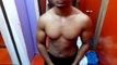 without steroid young bodybuilder (arnold schwarzenegger)