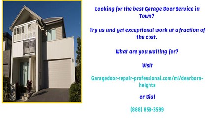 Garage Door Repair Service & Maintenance in Dearborn Heights, MI