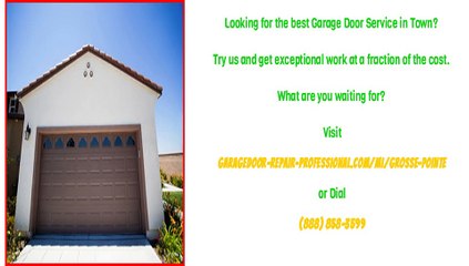 Garage Door Opener Repair in Grosse Pointe, MI