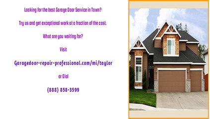 Garage Door Opener Repair in Taylor, MI