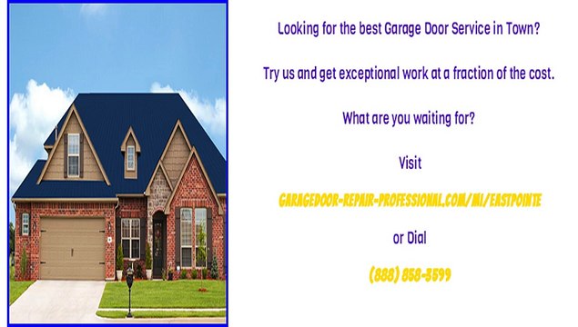 Eastpointe, MI Licensed Garage Door Technicians