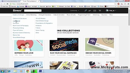 Class 3 earn money online through Fiverr.com