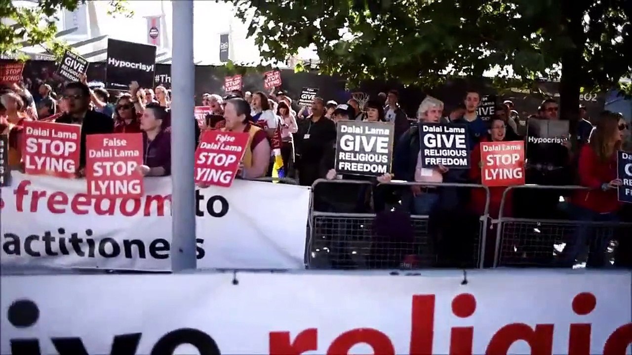 Anti-Dalai Lama protests
